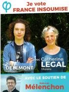 L�gislatives 7�me circonscription de Loire-Atlantique�: Catherine Legal la France insoumise va � la rencontre des gens.